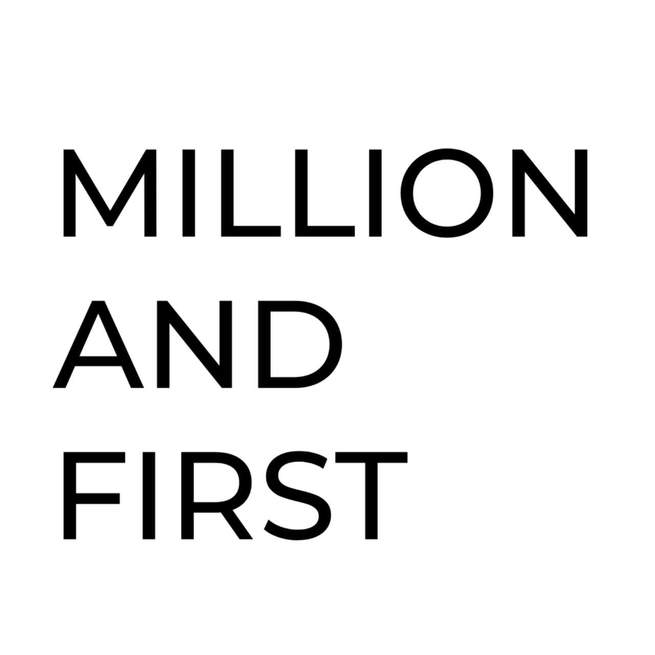 Substack profile picture for @millionandfirst