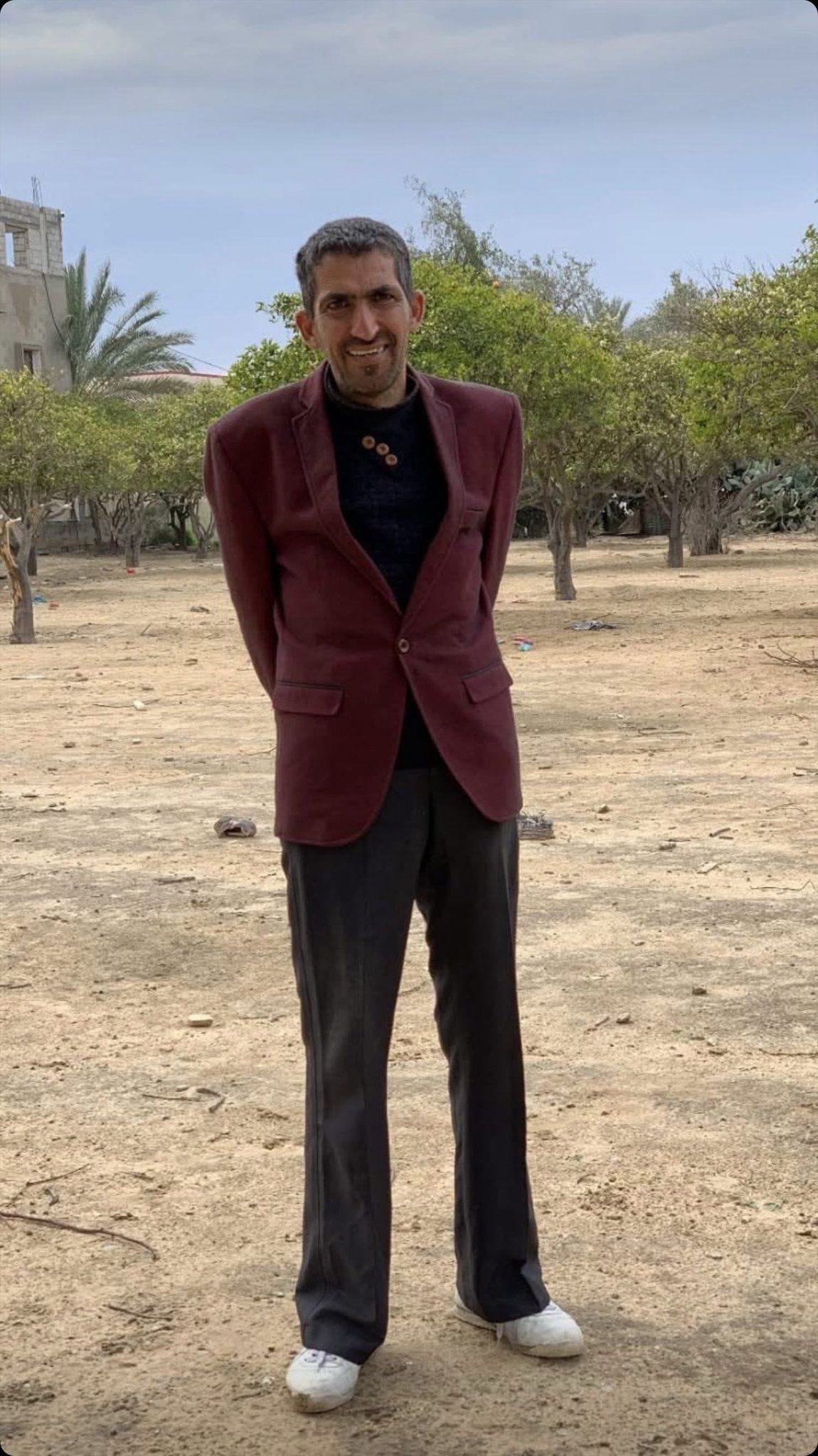 Mohammad al-Farra, photographed in Gaza before Spectracide — a life and dignity later reduced to rubble and spectacle. Mohammad al-Farra, photographed in Gaza before Spectracide — a life and dignity later reduced to rubble and spectacle.