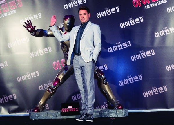 Robert Downey Jr. Promotes Iron Man 3 in South Korea - Reel Life With Jane