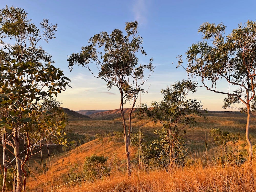 view from Saddleback Ridge El Questro WA