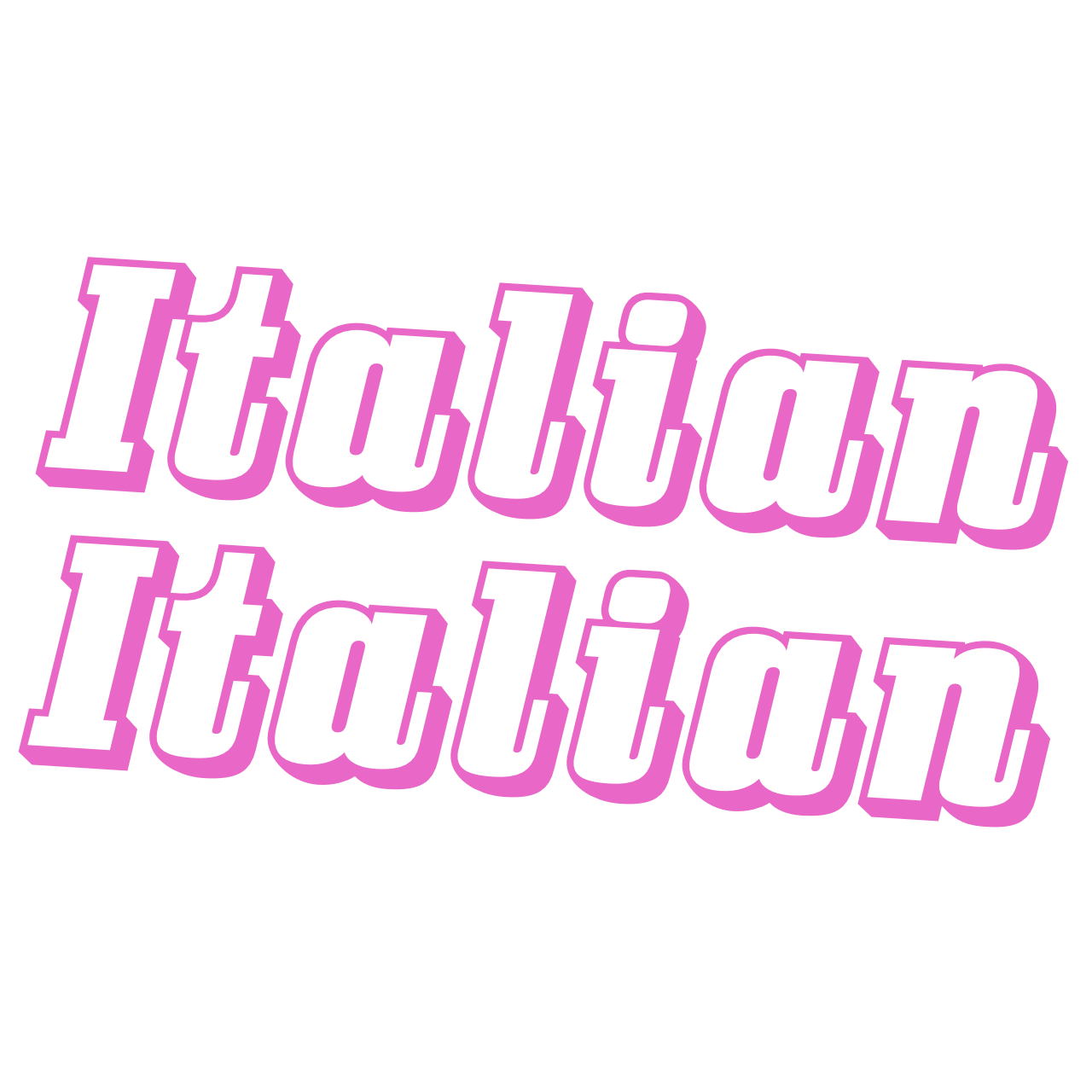 Italian Italian with Gio logo