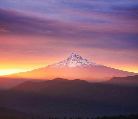 Sunsets of the lake, ocean, and Oregon