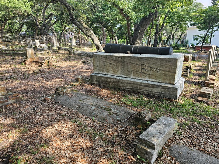 Tombstones in the Old Burying Ground.