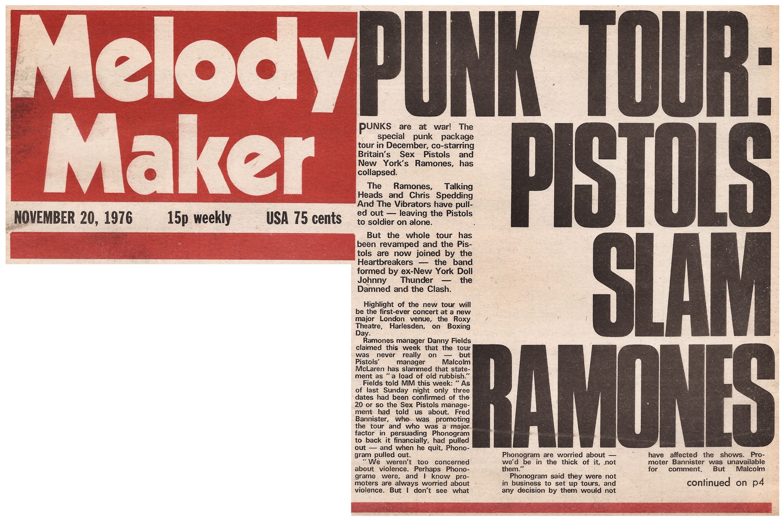 The Fake Sex Pistols Poster - Grant McPhee