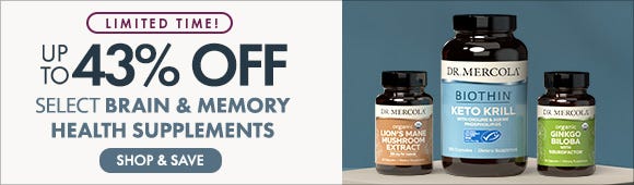 Get up to 43% Off on Select Brain & Memory Health Supplements