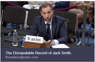 The Disreputable Record of Jack Smith AI-generated content may be incorrect.