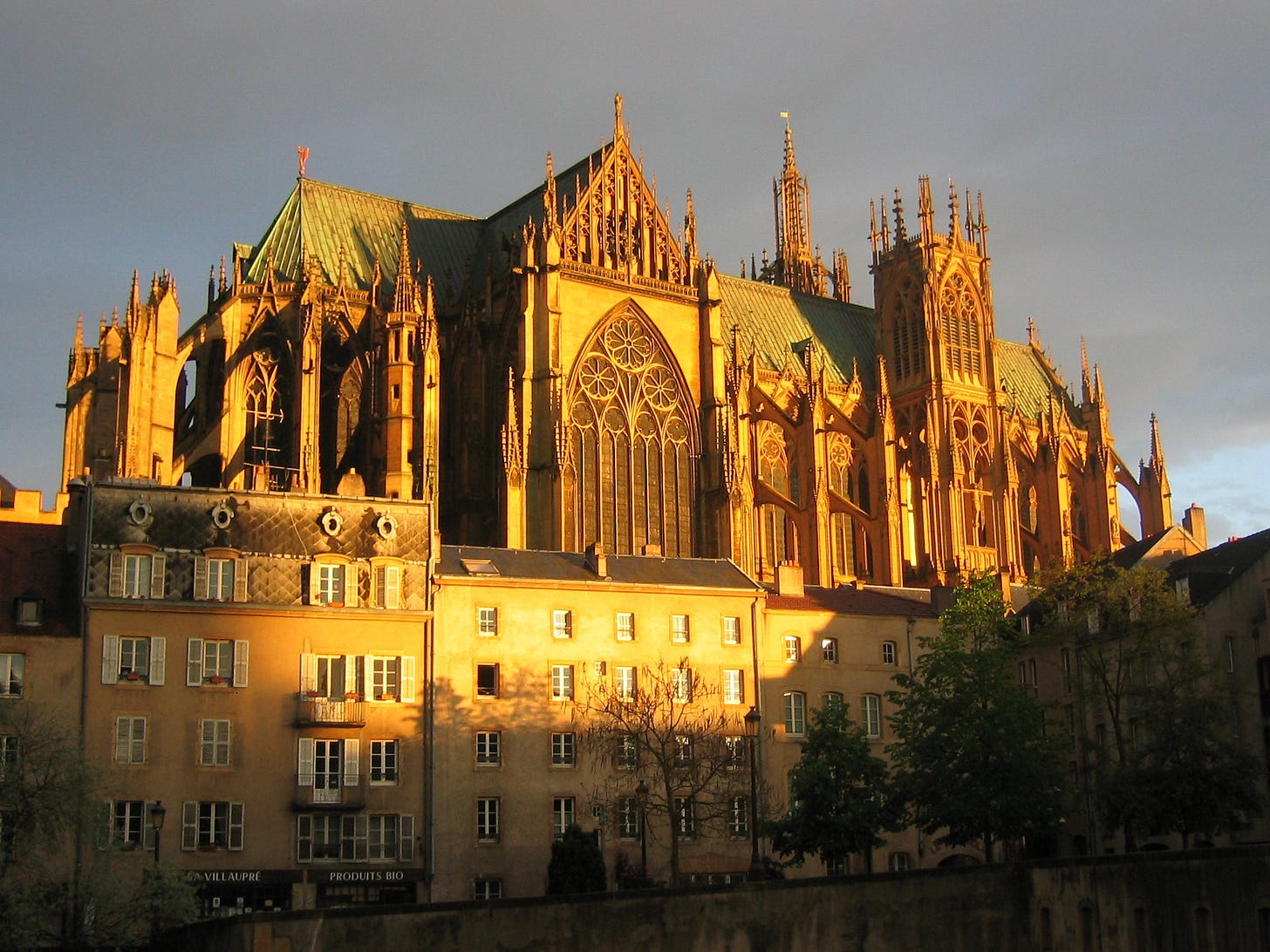 Cathedral of Metz in Lorraine taken from https://en.wikipedia.org/wiki/Lorraine#/media/File:Cathedrale_metz_2003.jpg