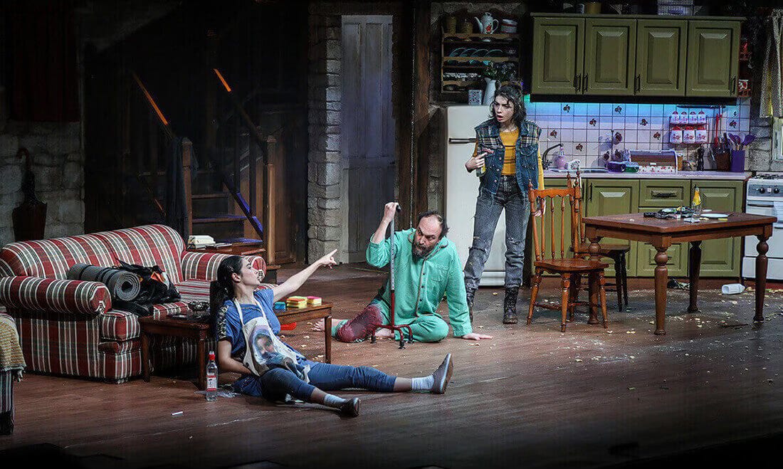 Scene from the play "Crocodile Fever" by Meghan Tyler performed in Istanbul