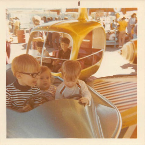 6 photographs from The State Fair Midway in 1971