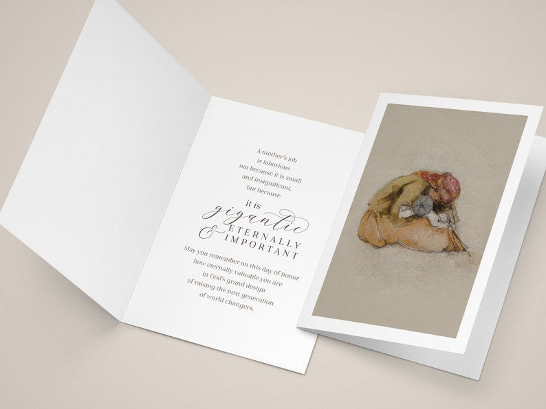 Biblical Mother's Day Card image 1