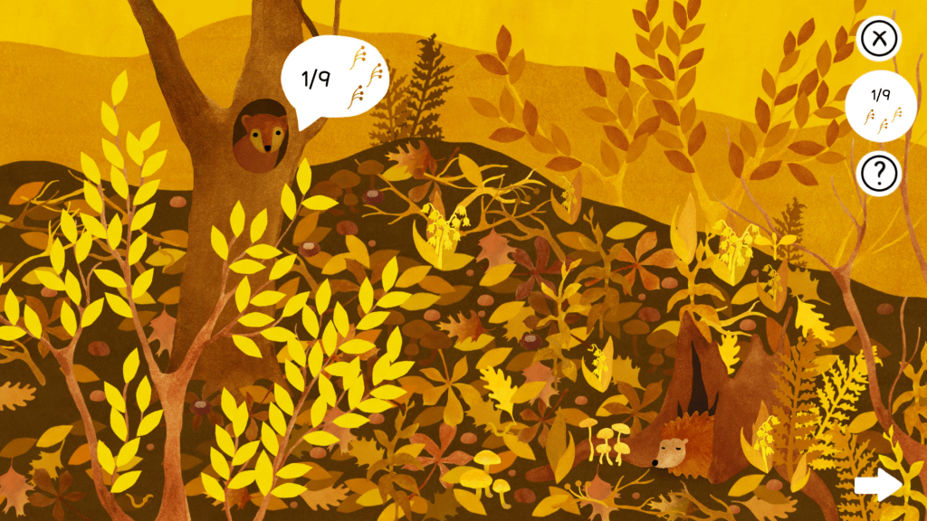Under Leaves gameplay screenshot. Under Leaves gameplay screenshot.