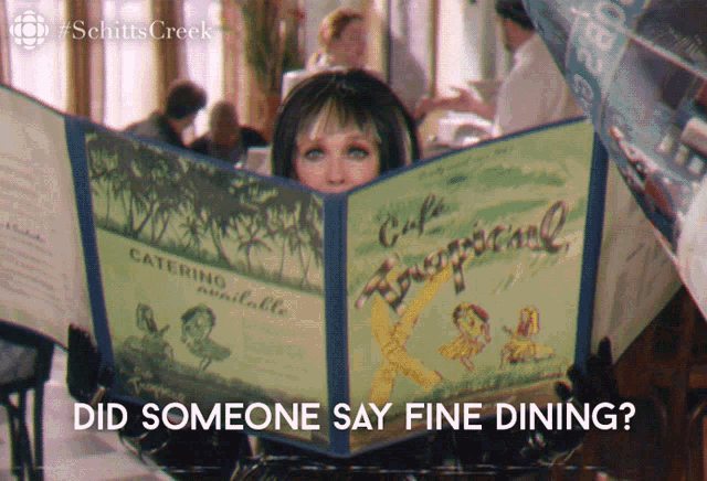 Did Someone Say Fine Dining Moira Rose GIF - Did Someone Say Fine Dining  Moira Rose Moira - Discover & Share GIFs
