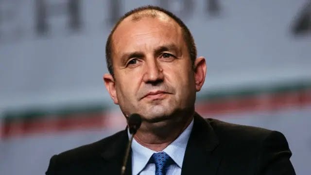 Bulgarian President Rumen Radev