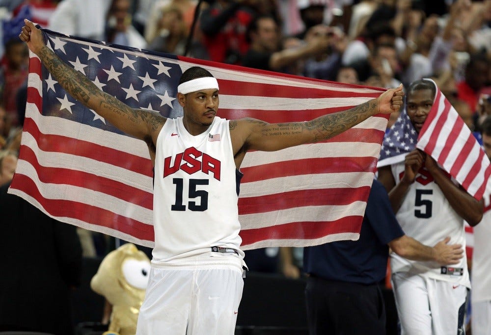 Carmelo Anthony thriving at 2016 Rio Olympics basketball nba images Carmelo Anthony thriving at 2016 Rio Olympics basketball nba images