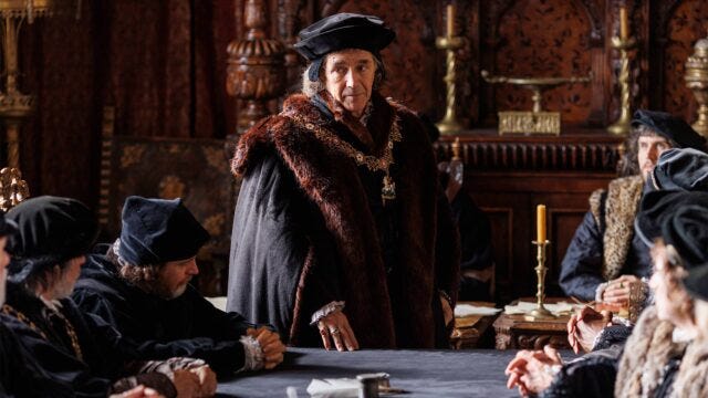 Mark Rylance as Thomas Cromwell in Wolf Hall: The Mirror and the Light