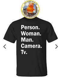 Trump's 5 words on a t-shirt