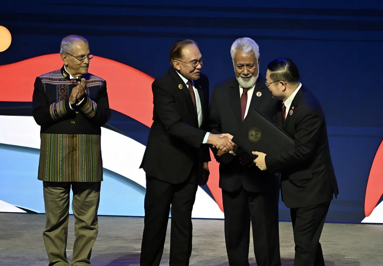 Timor-Leste officially became the 11th member of ASEAN