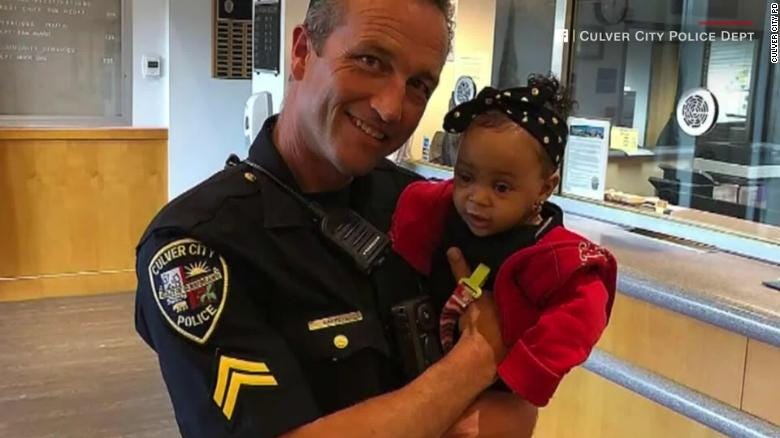A city honors the police officer who saved a 9-month-old baby's ...
