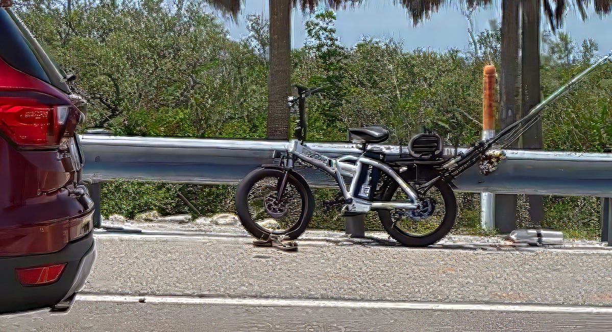 Teen E-Bike Rider Airlifted After Collision on Manatee Avenue