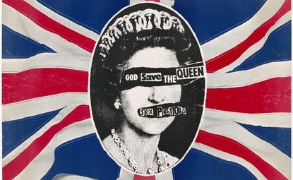 Sex Pistols God Save the Queen album artwork by Jamie Reid Sex Pistols God Save the Queen album artwork by Jamie Reid