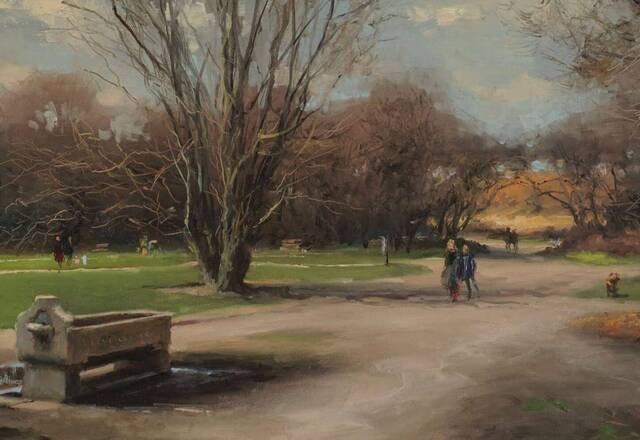 The Cattle Trough by Michael Alford (cropped)