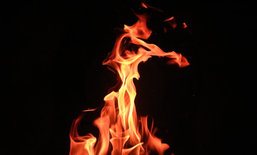 selective focus photography of fire