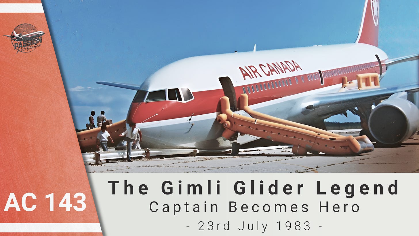 Air Canada Flight 143 – The Gimli Glider (1983)