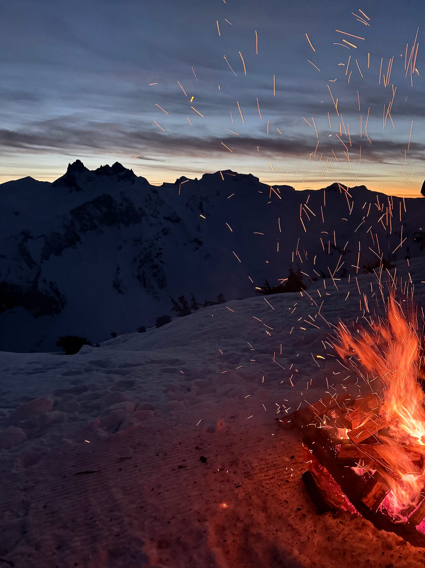Pemberton Campfire by David Loretto