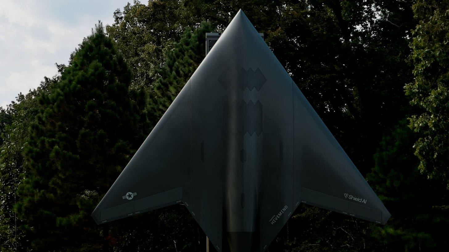 The X-BAT unmanned strike aircraft.