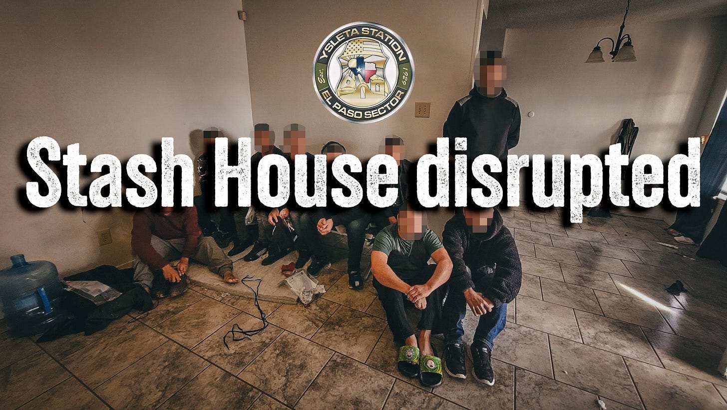 Migrant Stash House raided in Ysleta, Texas Migrant Stash House raided in Ysleta, Texas