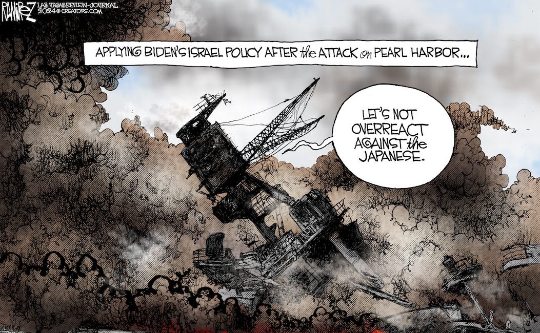 Michael Ramirez: Biden's Israel Policy 04-19-24