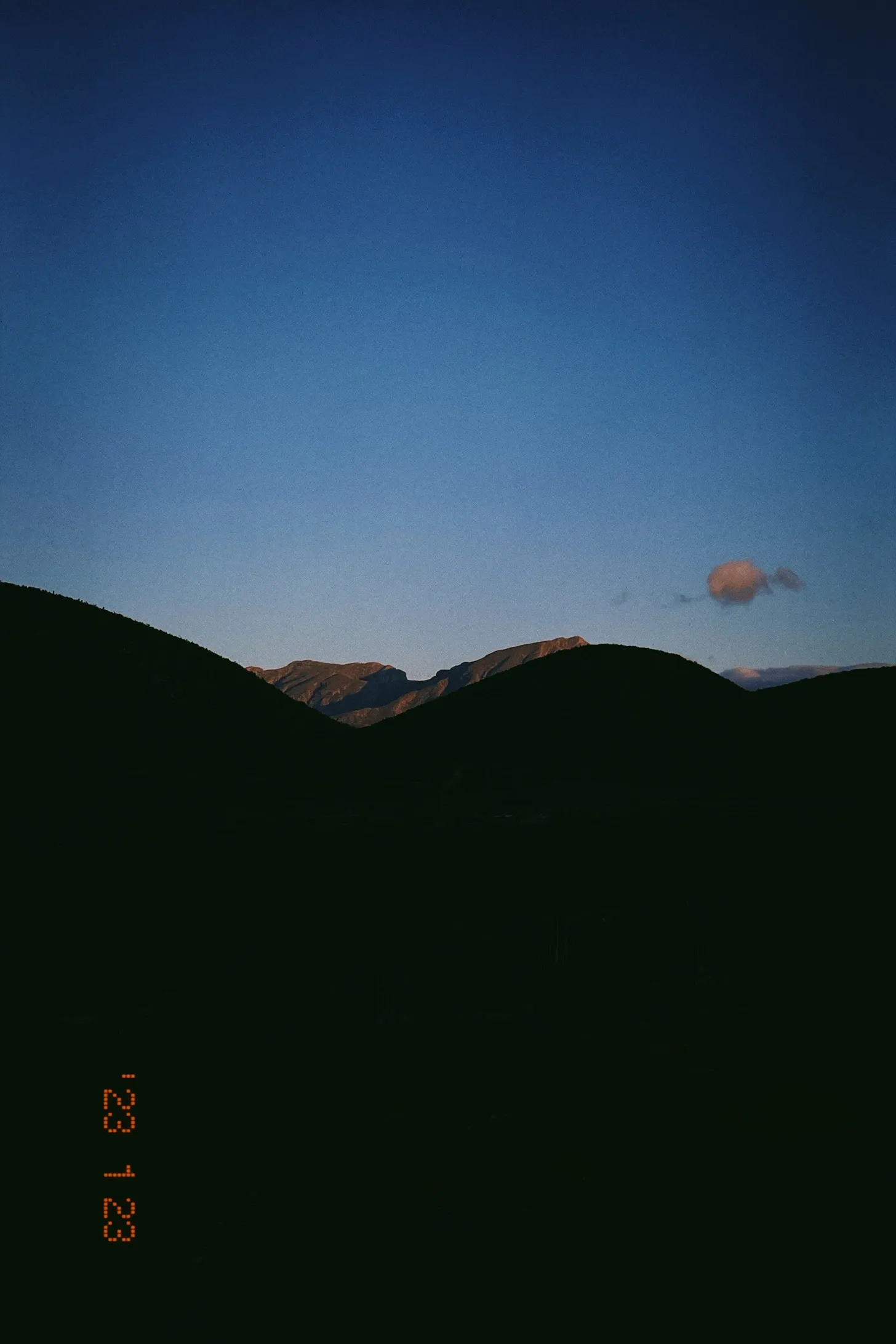 rolling hills in the evening on numbi valley permaculture farm in south africa