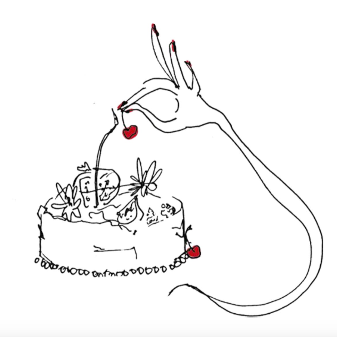 Pastelera al borde de un ataque de nervios