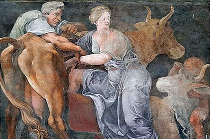 Pasiphae and the Bull: The Birth of the Minotaur