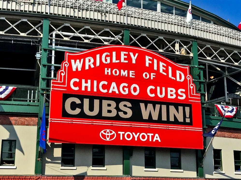 Wringley Field Home of Chicago Cubs