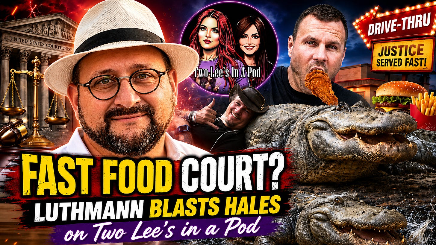 Fast Food Federal Court: Luthmann blasts Jeremy Hales’ fee motion, calling it an attempt to turn Judge Hinkle’s court into a fast food stand.