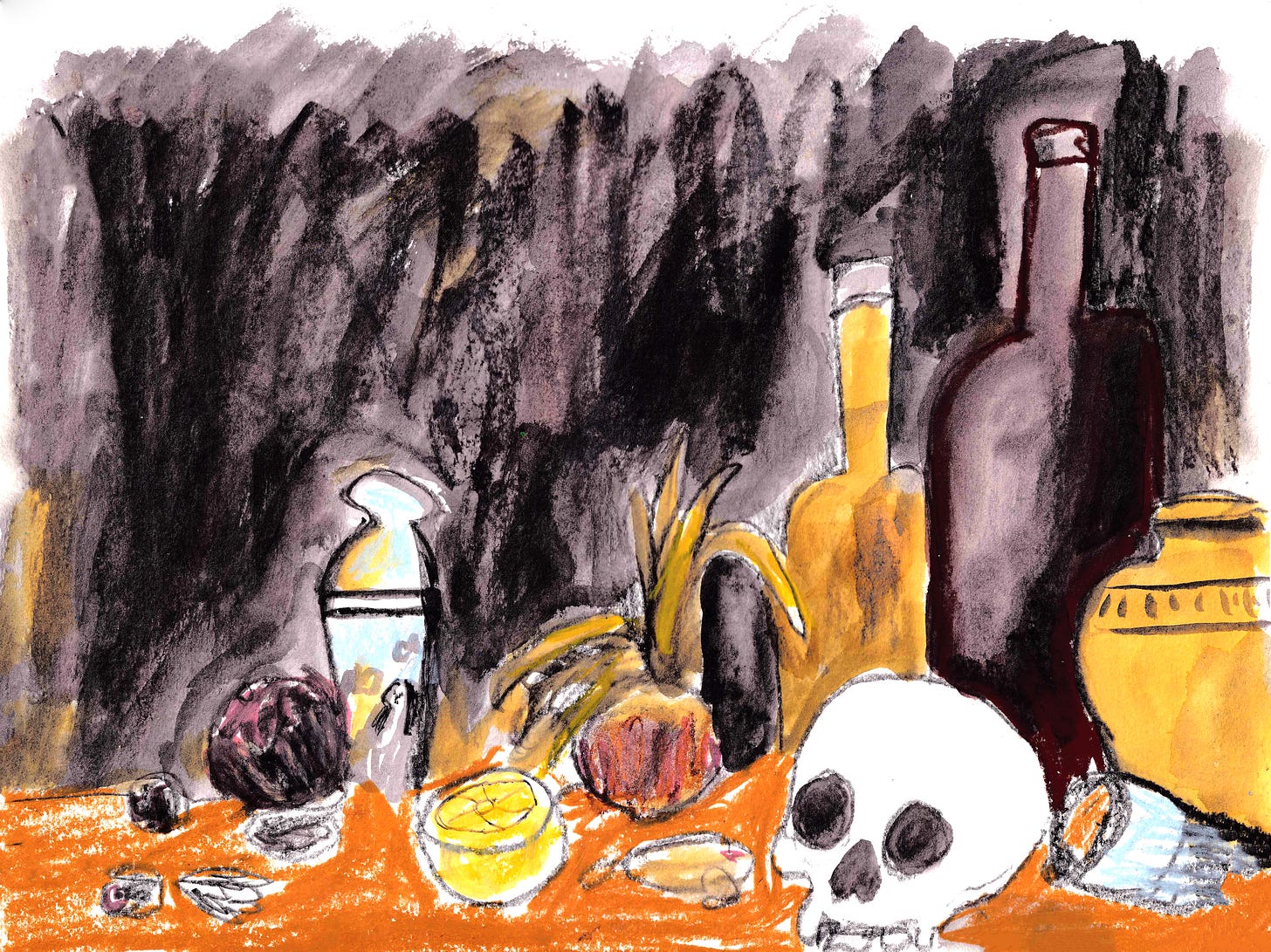 Spooky Still life art by beth spencer
