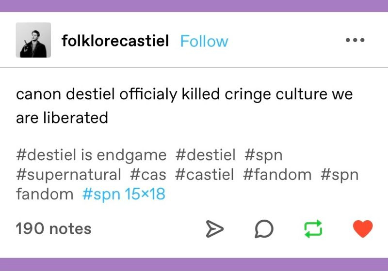 25 Funny Tumblr Moments That Happened Now That Destiel Is Finally Canon |  The Odyssey Online