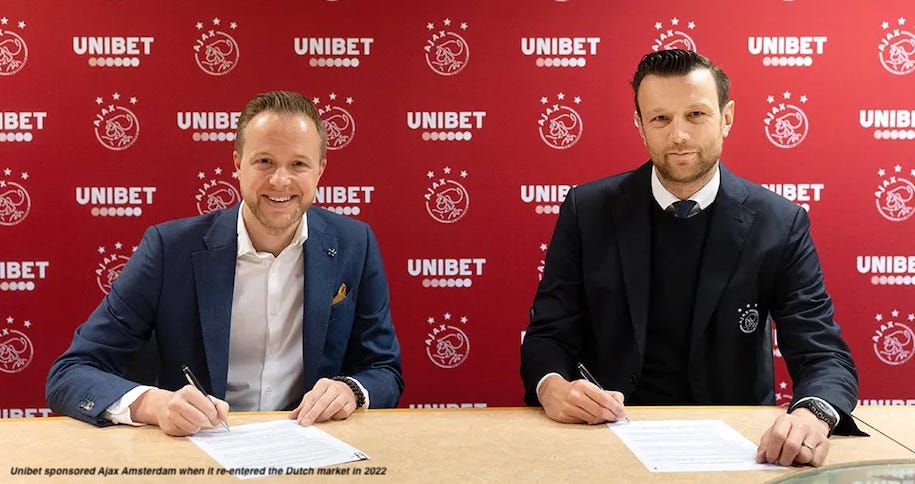 UniBet app screenshot