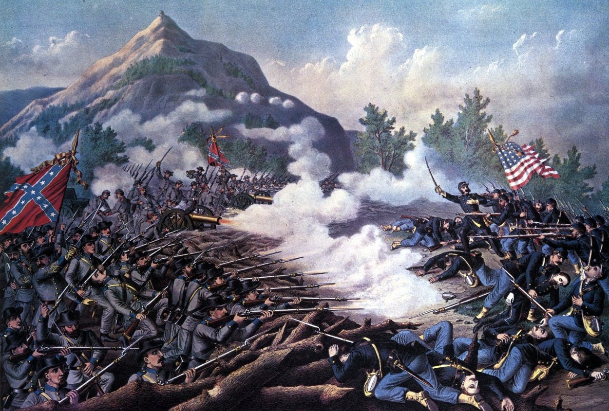 American Civil War (1861-1865): Battle of Kennesaw Mountain (Georgia) June 27 American Civil War (1861-1865): Battle of Kennesaw Mountain (Georgia) June 27
