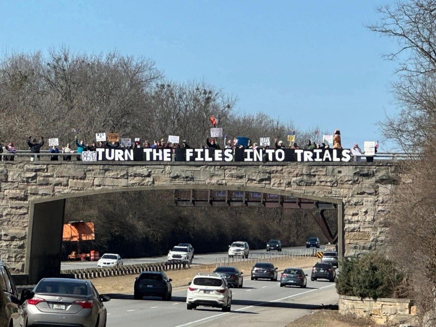 May be an image of road and text