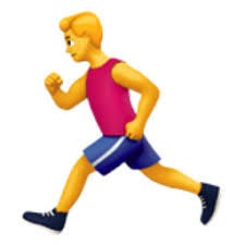Man Running Emoji (U+1F3C3, U+200D ...