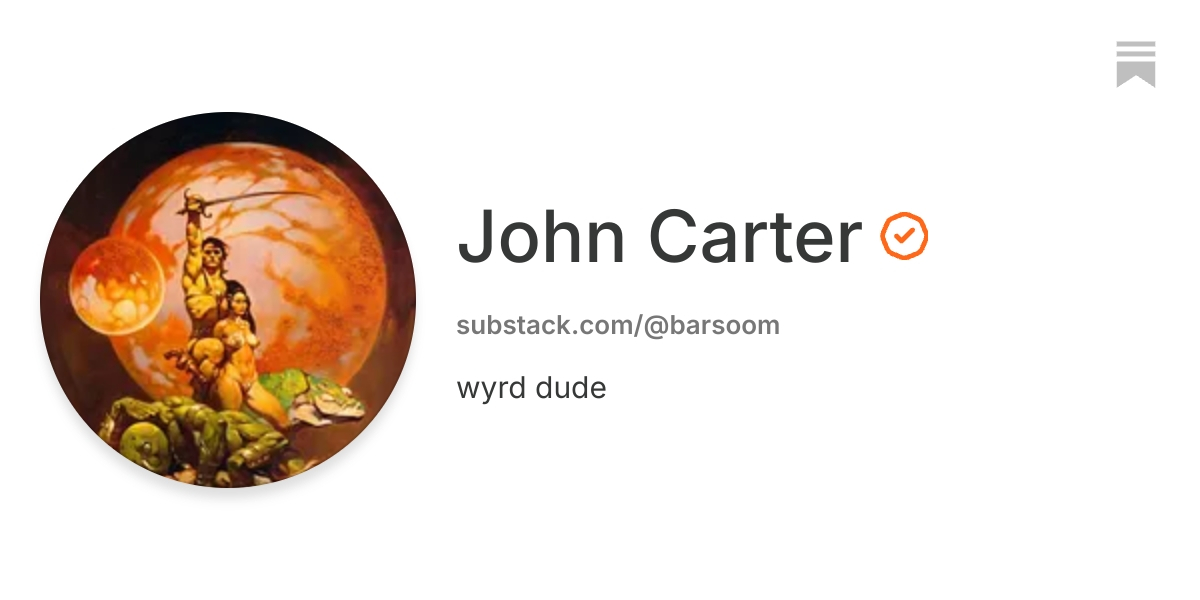 John Carter | Substack