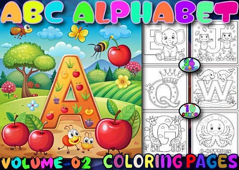 Alphabet coloring