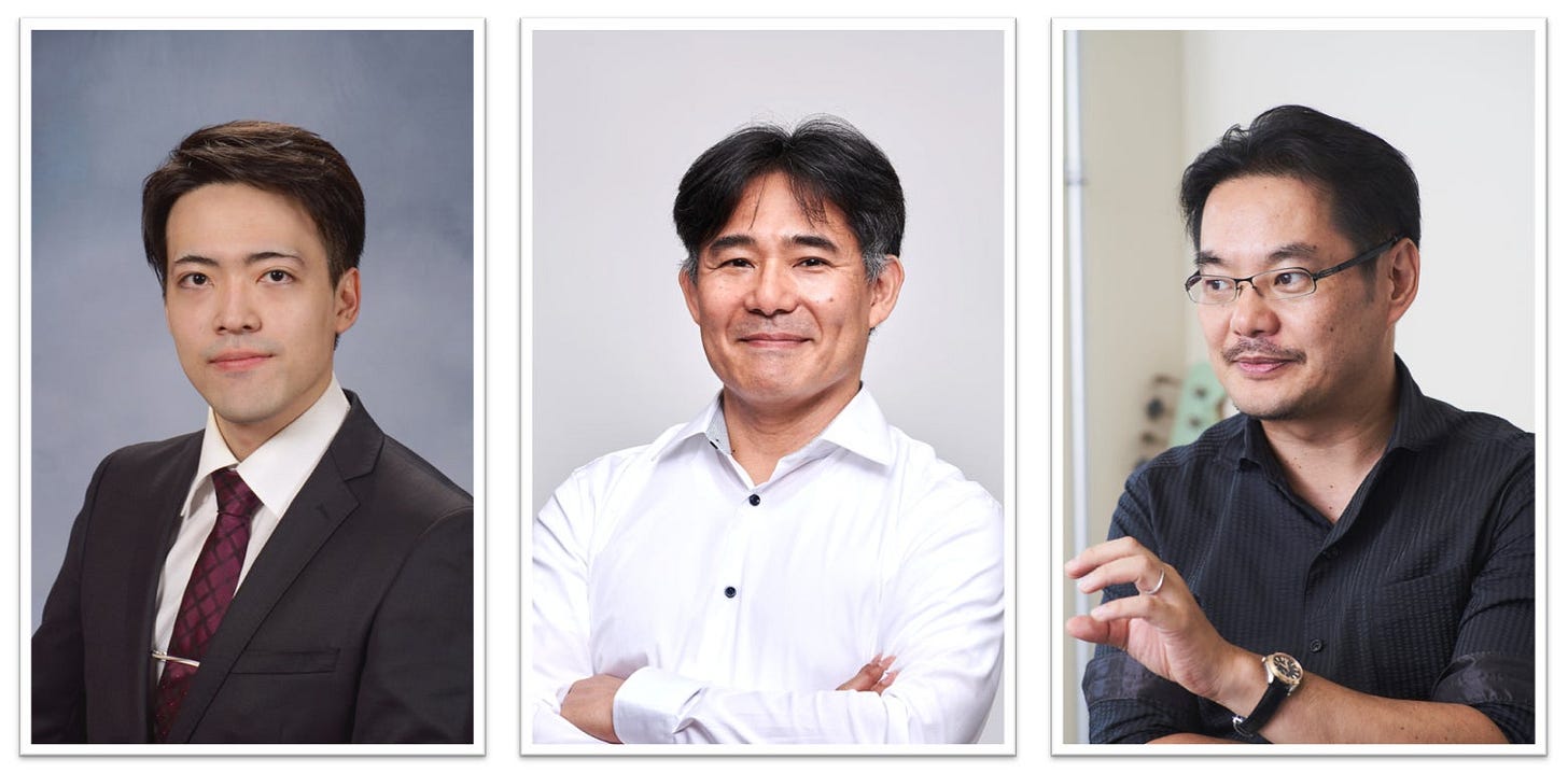 画像:共同創業者(左から中村 勇人、髙橋 和貴、渡邉 正峰) 画像:共同創業者(左から中村 勇人、髙橋 和貴、渡邉 正峰)