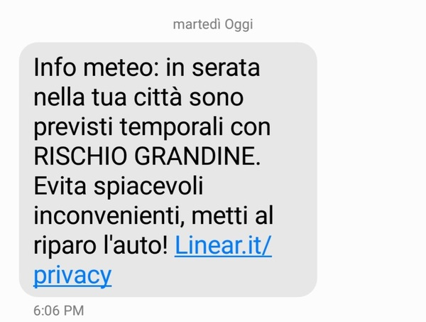 grazie Cristina della segnalazione