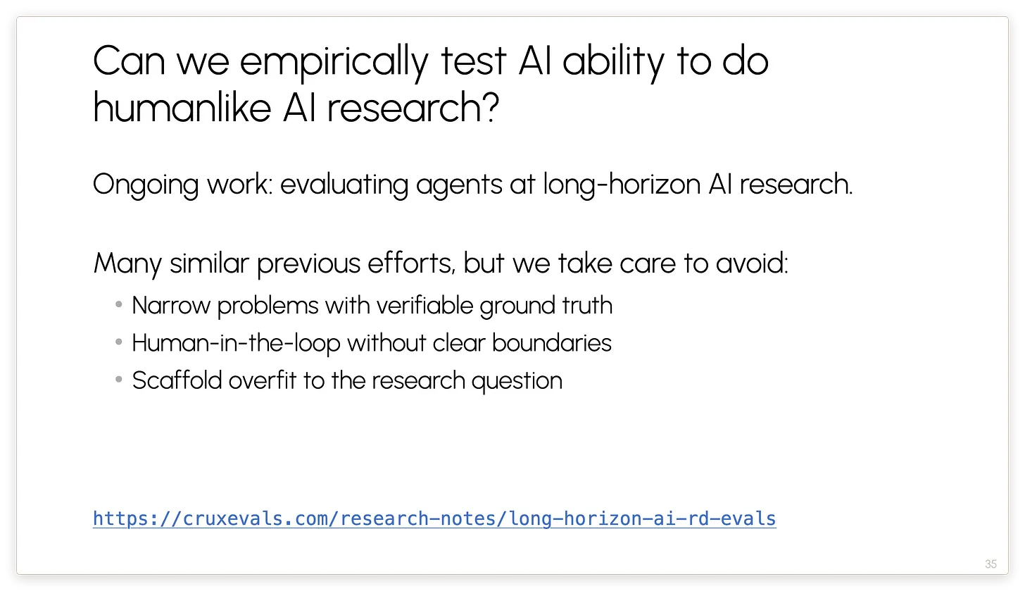 我们能否通过实证测试 AI 进行类人 AI 研究的能力？