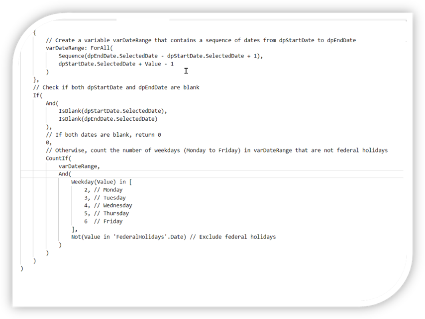 An image showing Copilot adding comments to a code snippet. The image includes a code snippet with highlighted comments. An image showing Copilot adding comments to a code snippet. The image includes a code snippet with highlighted comments.