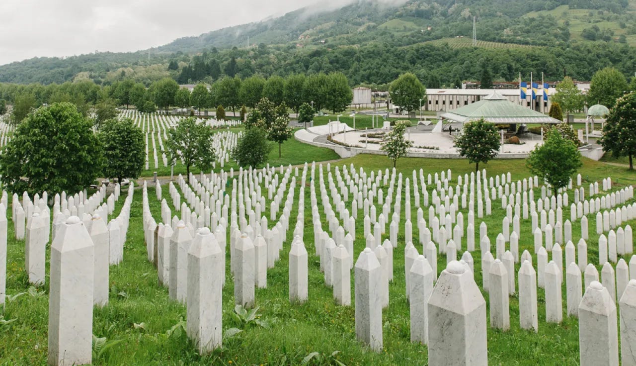 ICRC Missing Srebrenica graves images