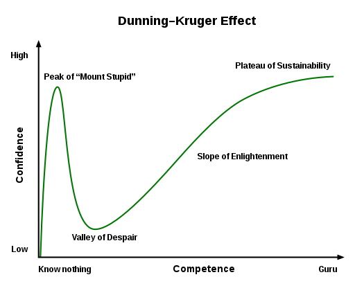 The Dunning-Kruger Effect and Data Visualization — OneNumber